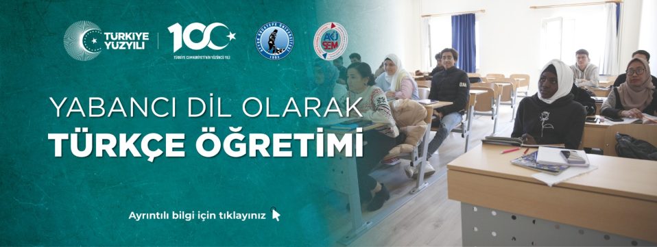 Yabancı Dil Olarak Türkçe Öğretimi Eğitimi